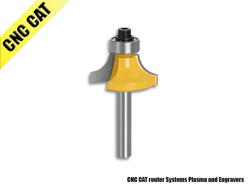 R-Type Woodworking bit, 28.6mm, R 7.96, FL 12.7mm, Shank 6mm